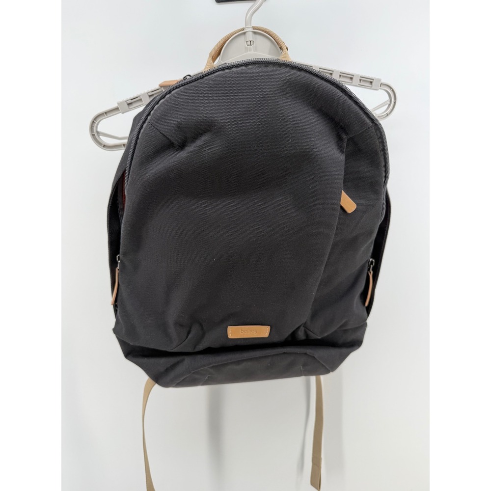 Bellroy Classic Backpack Charcoal Black Canvas Leather Trim Laptop Bag 18in
